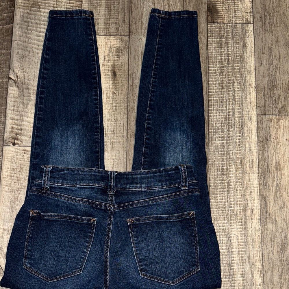 Maurices Dark Blue Skinny Jeans- size S